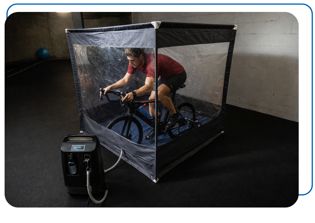 ćwiczenia w namiocie